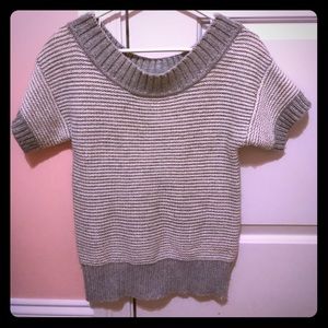 AE grey/white stripe sweater
