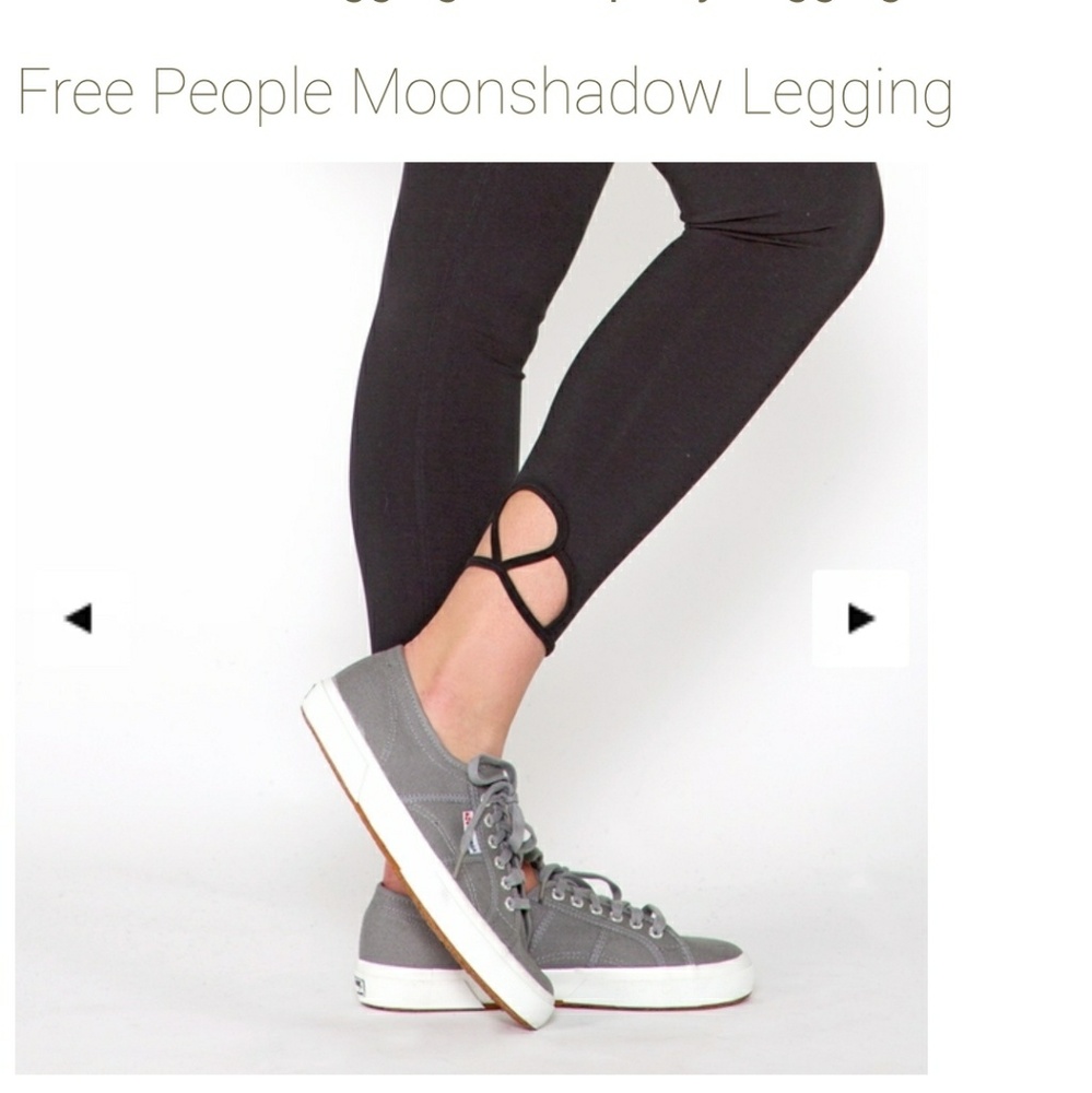 FP Moon Shadow High Waist Black Legging sz Large