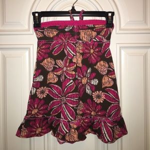 Justice floral halter