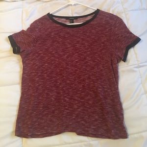 Red Burnout Tshirt