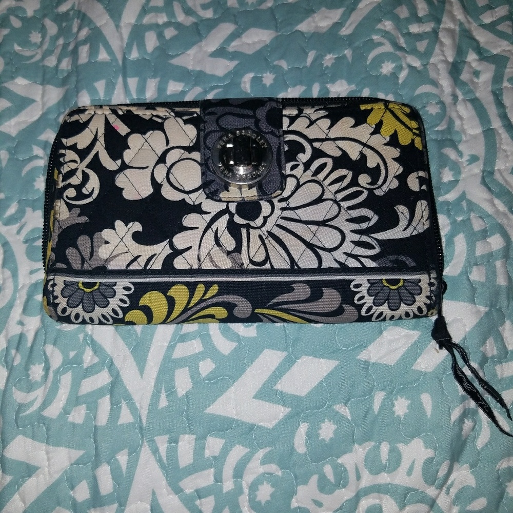 Vera Bradley turnlock wallet