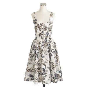 J. Crew linen floral dress