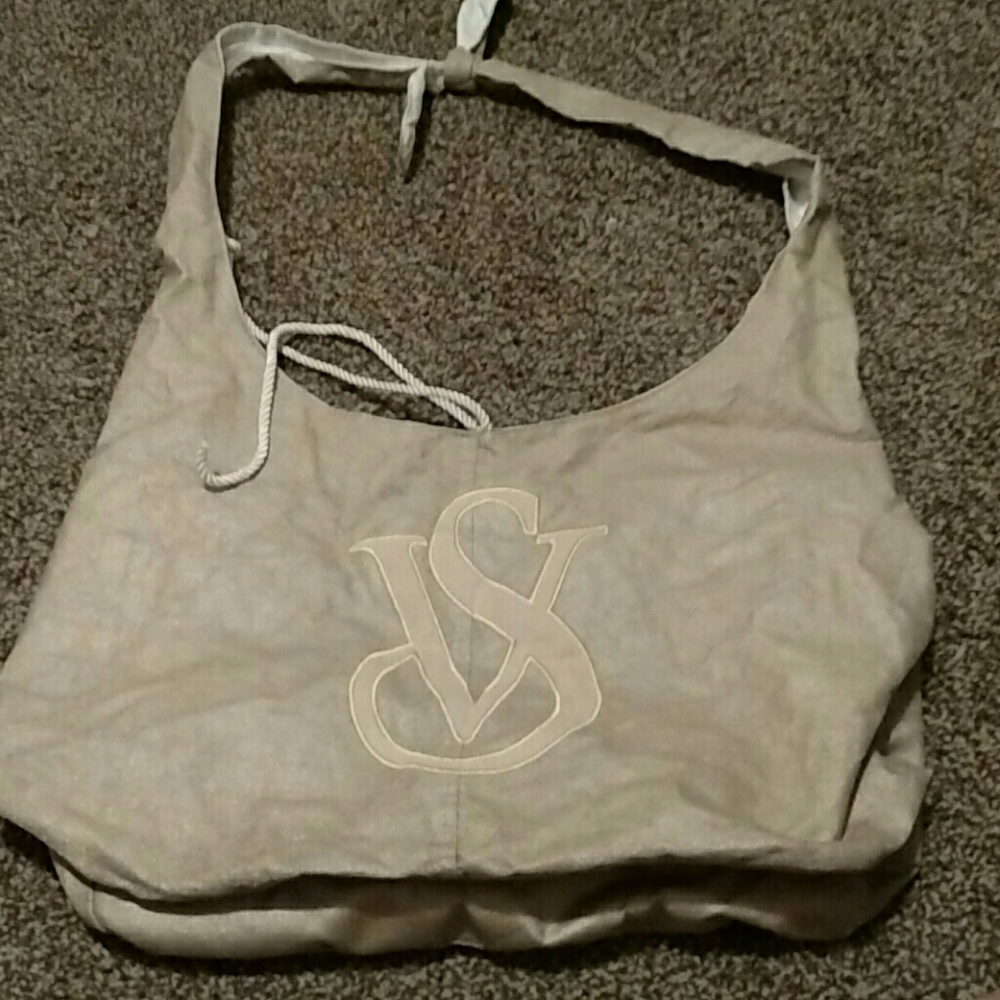 Victoria Secret gold tote