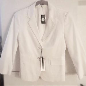 White Structured Blazer