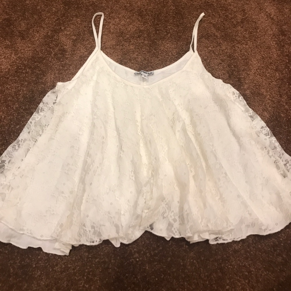 Express lace tank