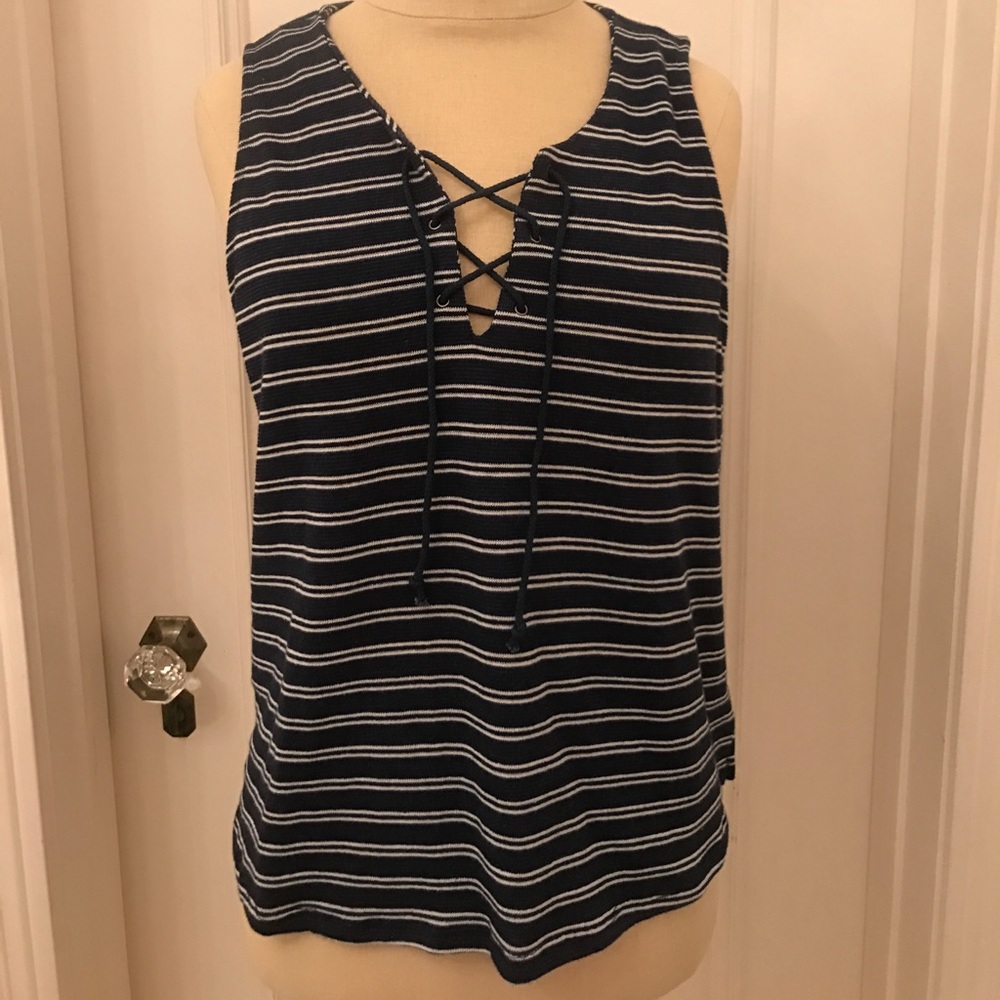 NWT Lush tie neck tank