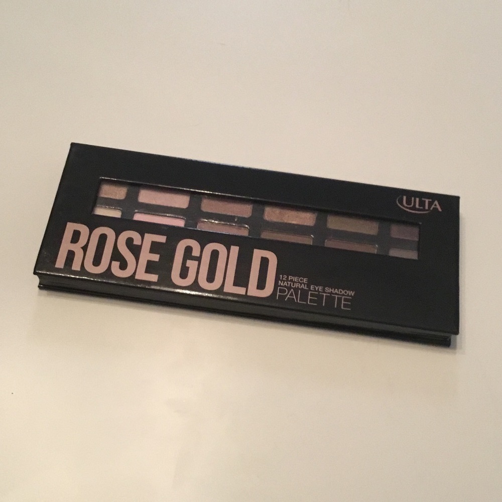 Rose gold Ulta eyeshadow palette