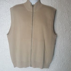 Banana Republic Zip Up Sweater Vest XL