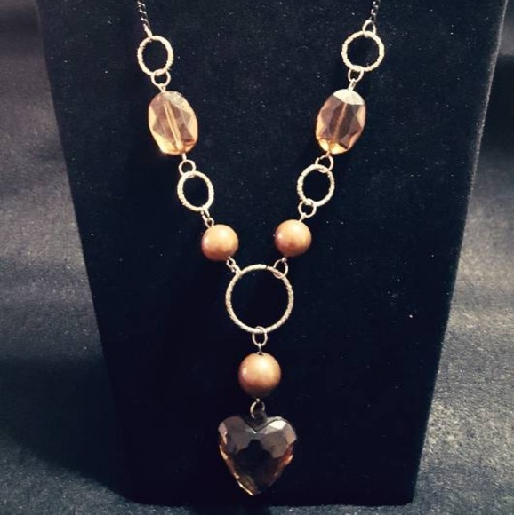 I ❤ U matching necklace and earring set - Picture 1 of 2