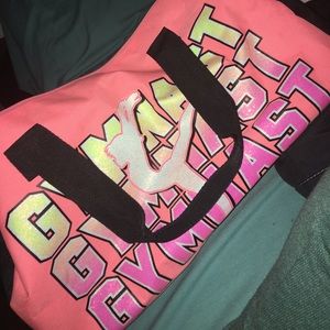 Justice Gymnast Glow in the Dark Duffle Bag