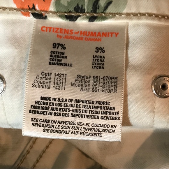 Citizens Of Humanity Floral Button Up Shorts! - Picture 6 of 8