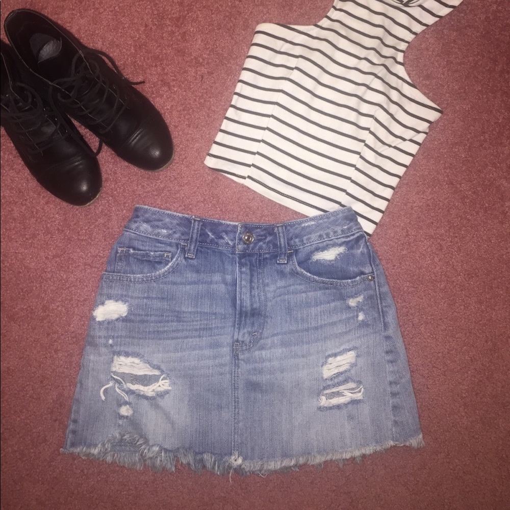 Abercrombie and Fitch denim skirt