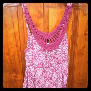 Crocheted Purple Tank