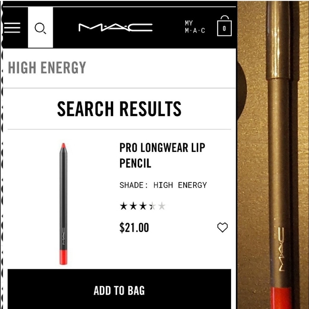MAC High Energy Lip Liner