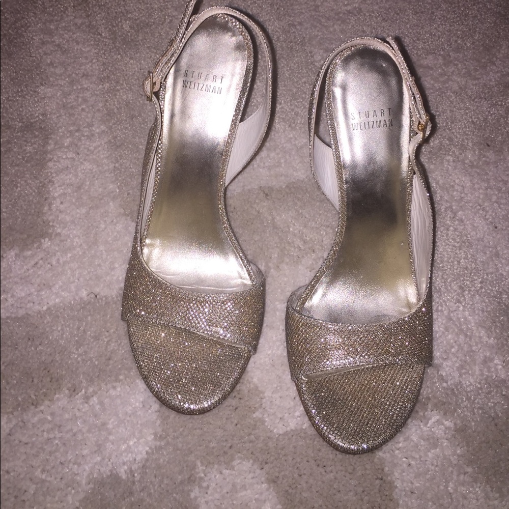 Stuart weitzman gold sandals - Picture 3 of 6