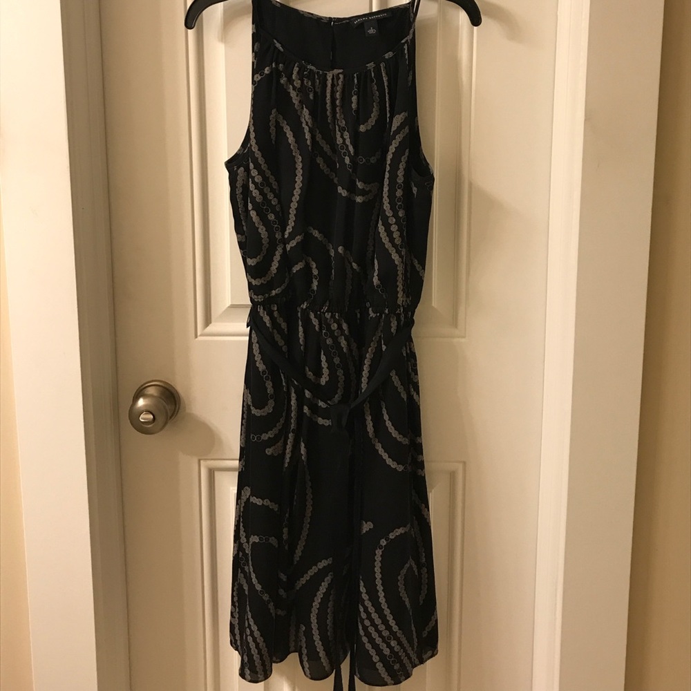 Banana Republic 100% silk little black dress