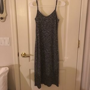 Grey marble midi dress