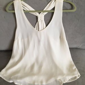 Lined Off white Tank Style Top-Medium Forever 21