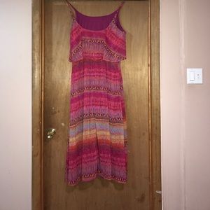 Tribal print maxi dress