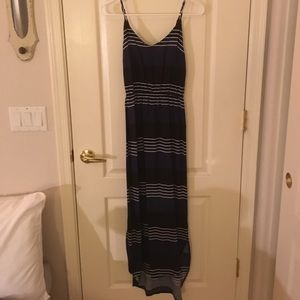 Striped maxi dress