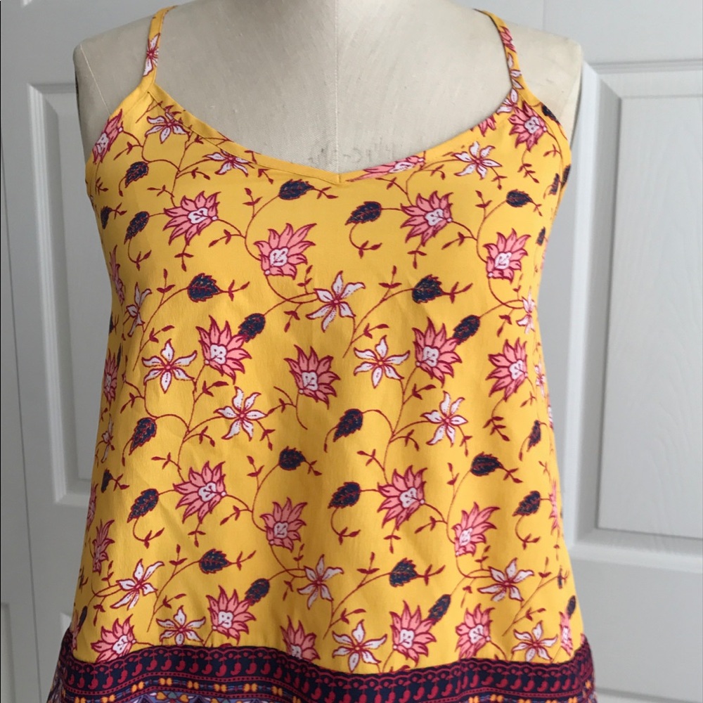 Boho Cross Back Tank