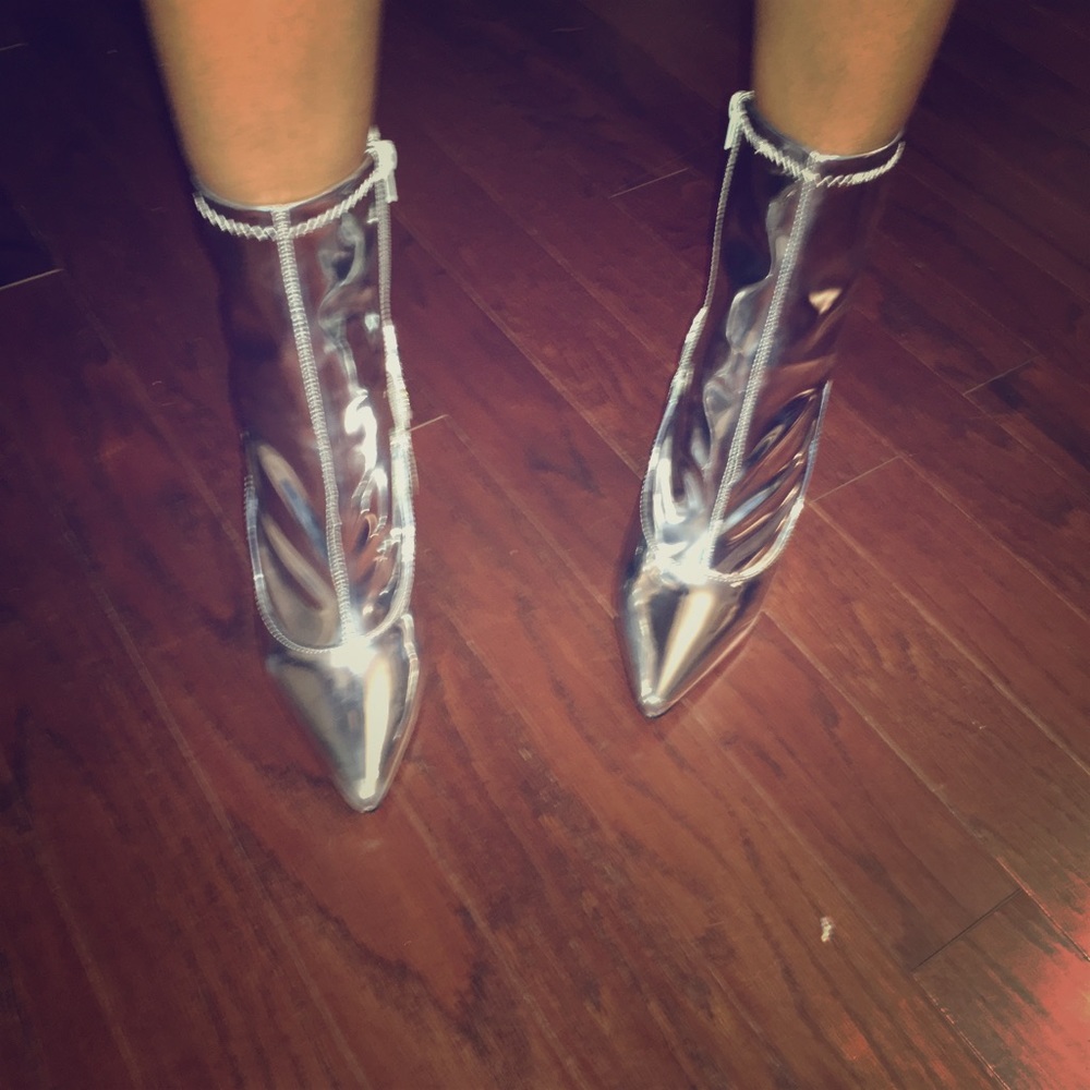 Ego Shoes Metallic Heel