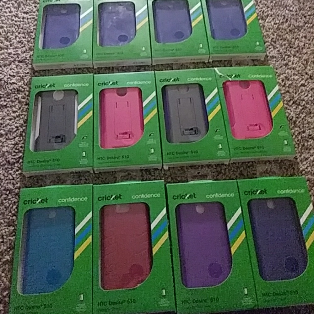 12 New Cricket HTC Designer 510 Phone Cases Sale.