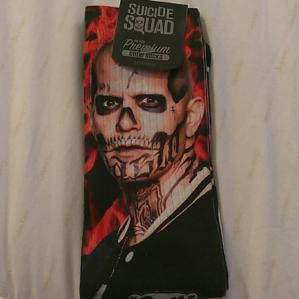 Suicide squad crew socks