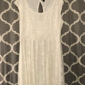 Torrid white lace dress
