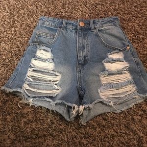 Jean shorts