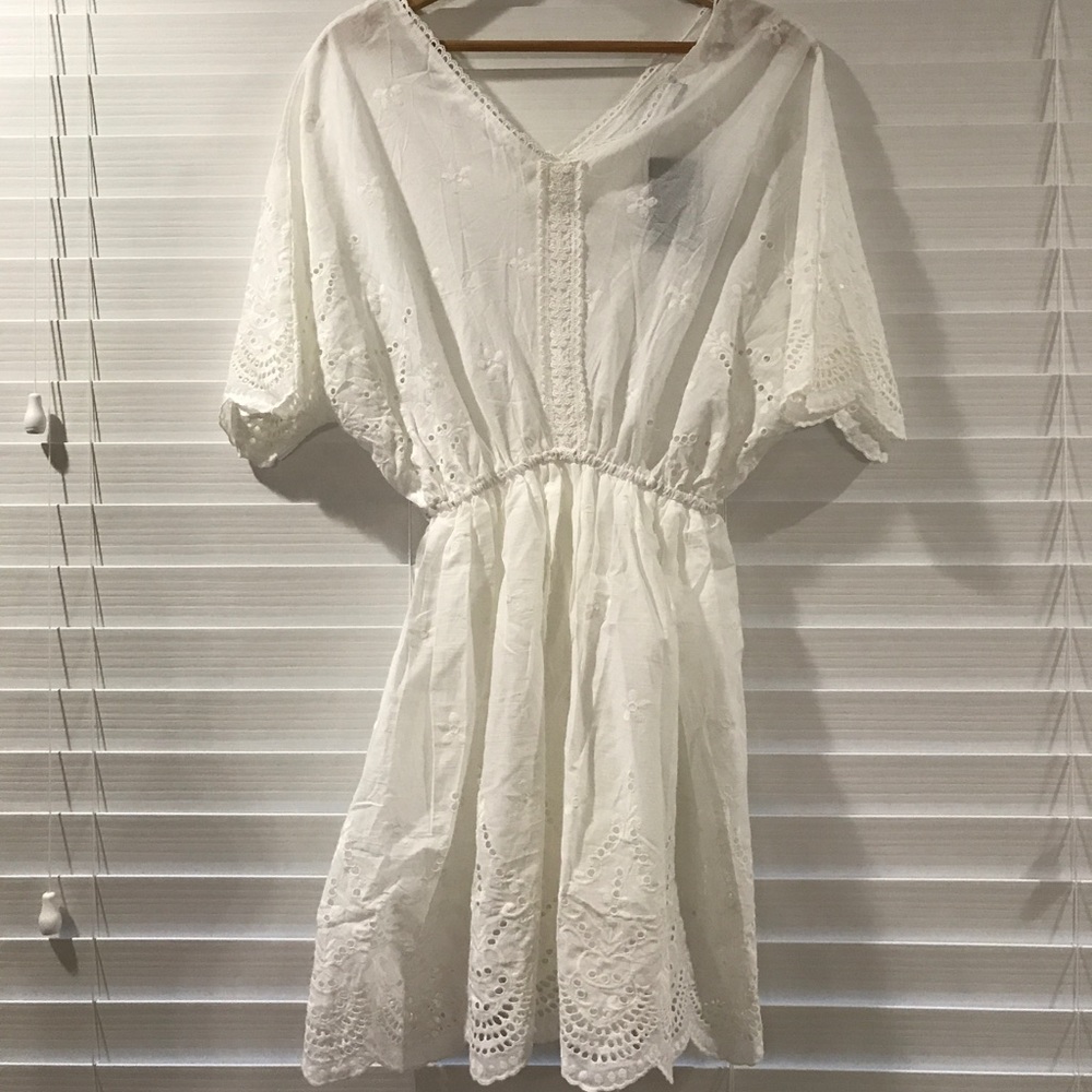 Summer wear lanced mini dress