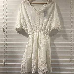 Summer wear lanced mini dress