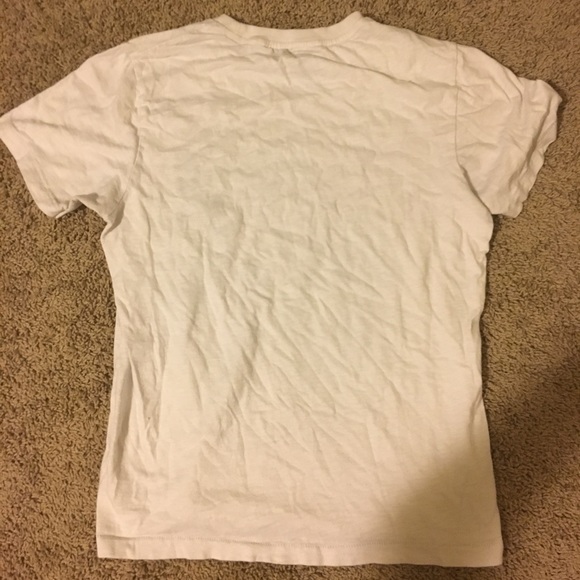 Aeropostale white and navy blue tshirt size medium - Picture 2 of 2