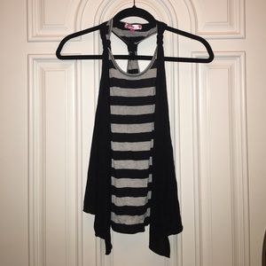 Tank top with attached vest
