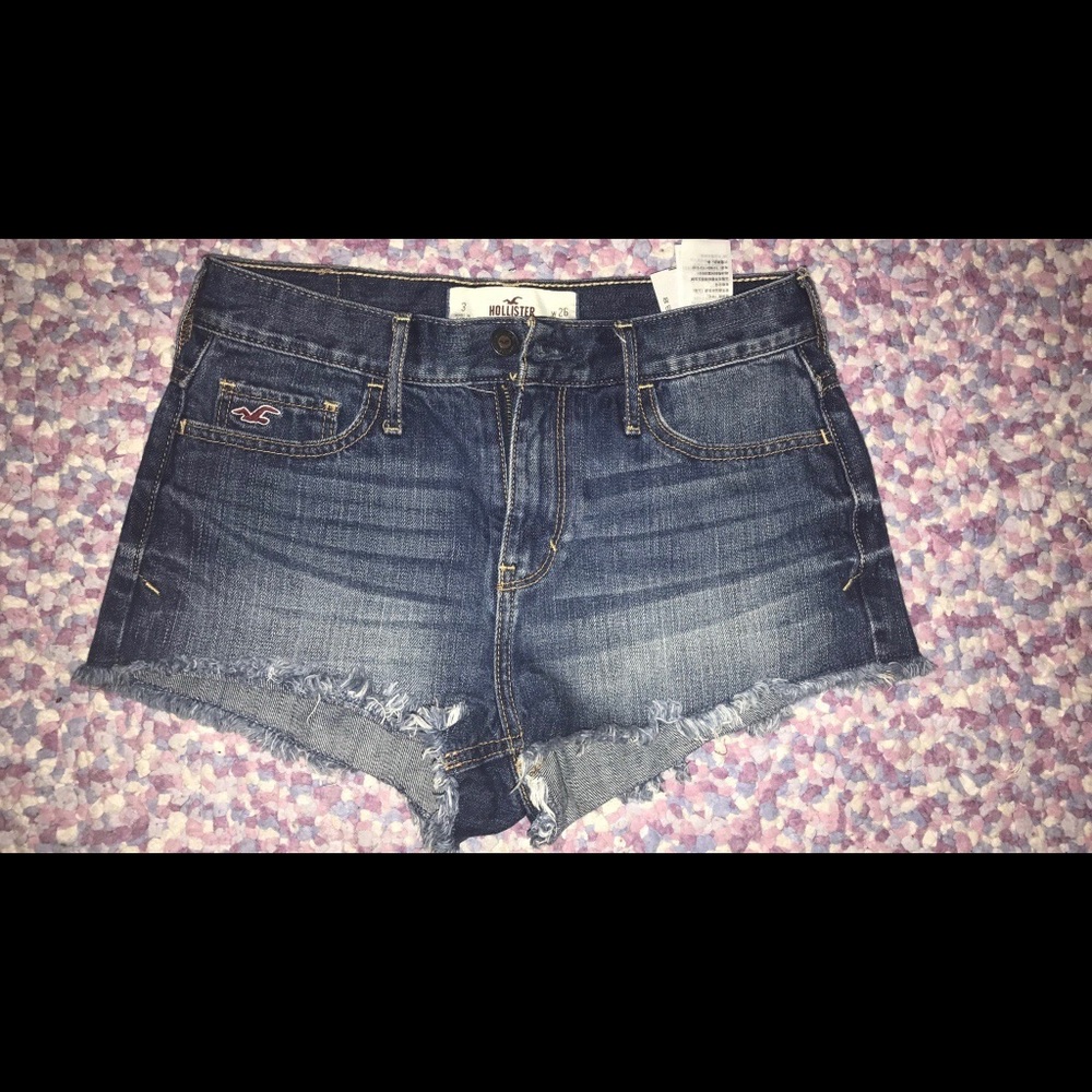 high waisted hollister shorts