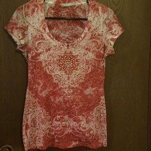 Women's burnout tee