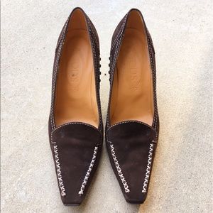 TOD'S Suede High Heel Shoes