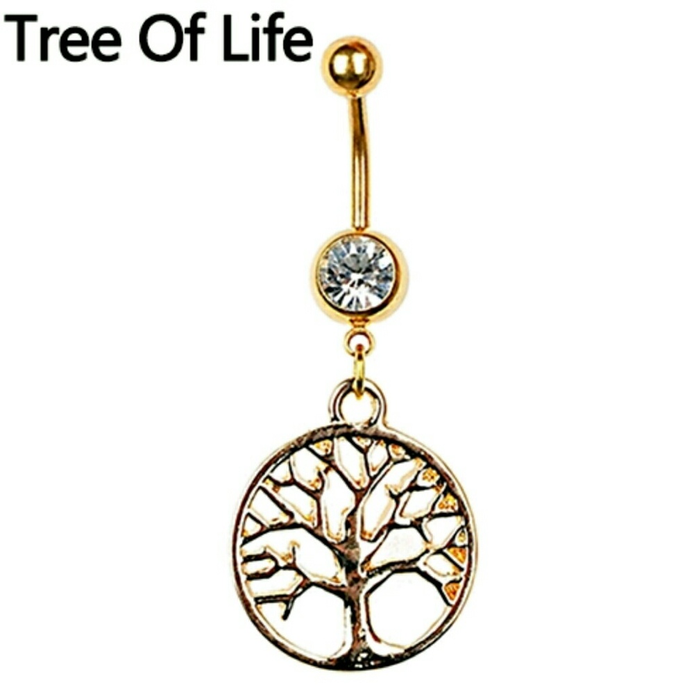 Tree of life boho belly ring navel - Picture 1 of 1