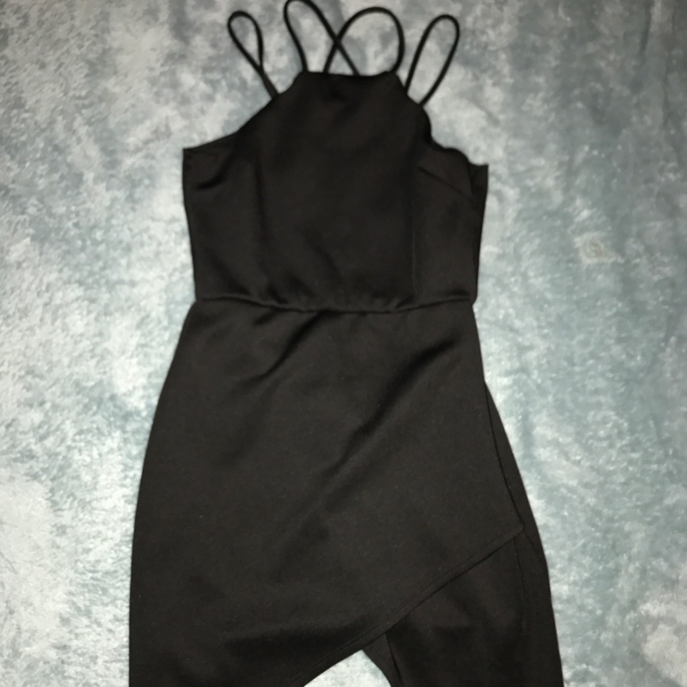 Black Strappy Dress