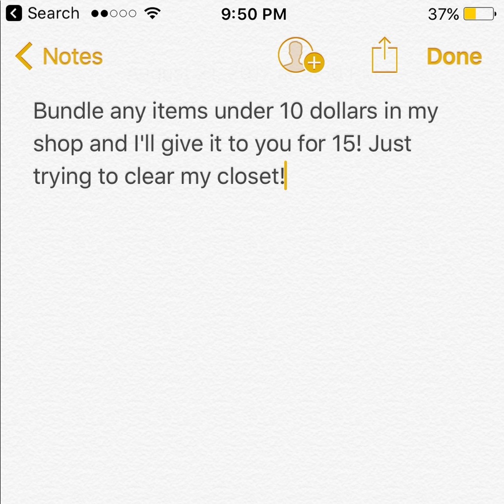 Bundle any 3 items in my shop for $15!!!