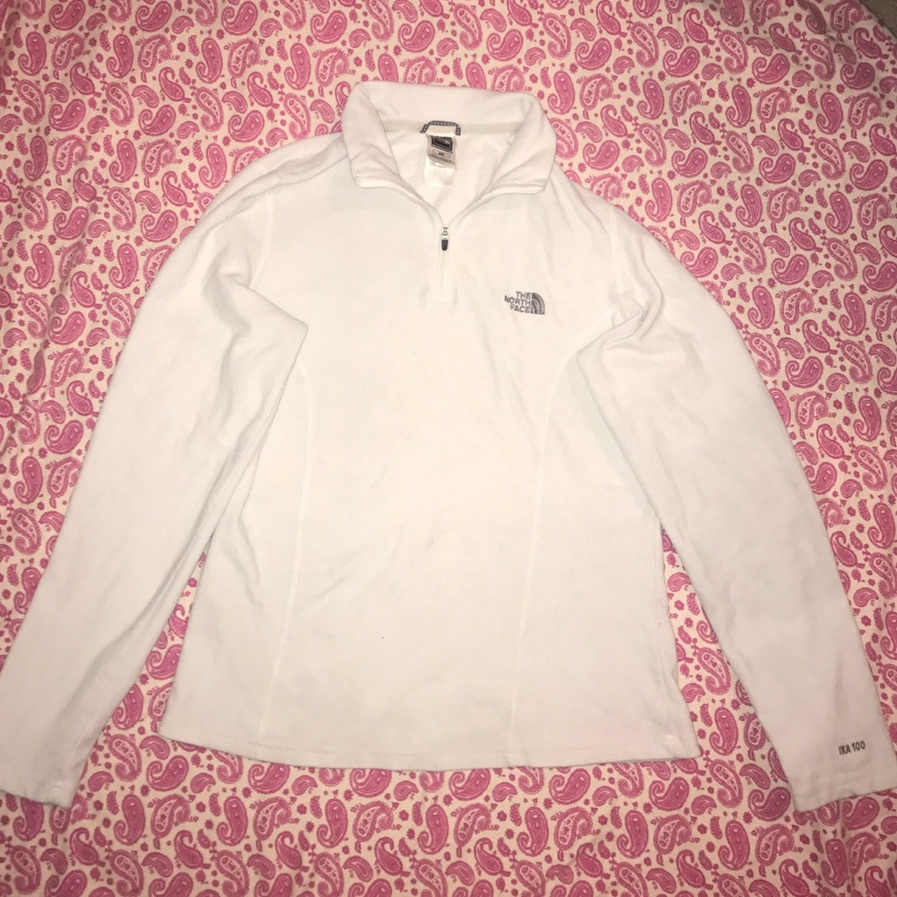 North face 3/4 zip fleece
