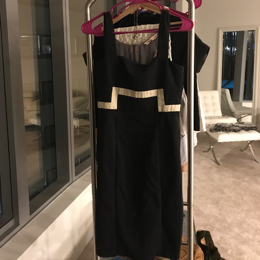 Dvf little black dress