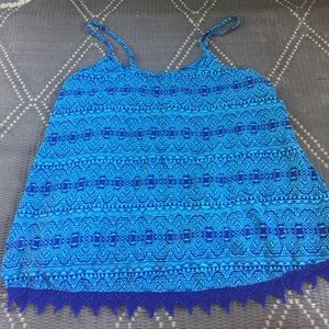 Blue Tribal Print Cami