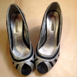 🌟Kathryn Amberleigh Glitter Art Deco Heels