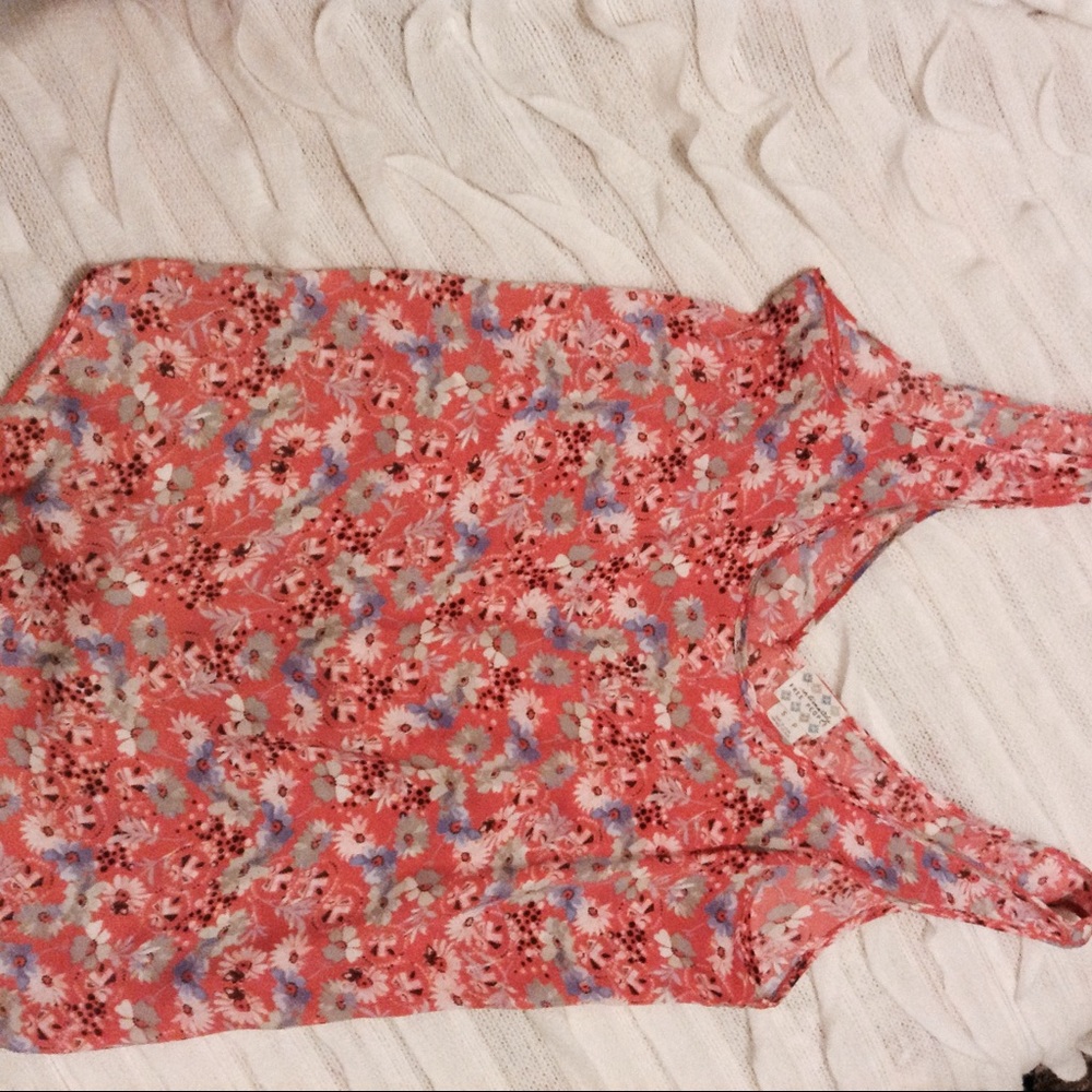 FREE PEOPLE FLORAL TANK