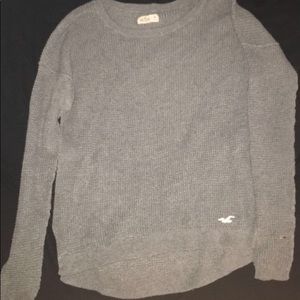 grey hollister sweater