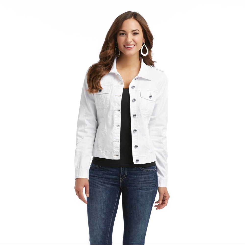 White Jean Jacket