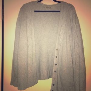 Soft and warm cable cardigan