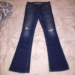 Hollister Distressed Bootcut Jeans