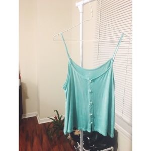 Blue American Eagle Tank Top